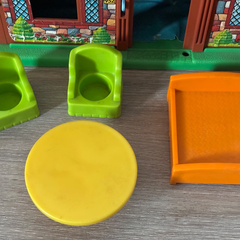 VINTAGE Fisher Price Little People 952 Play Family House 1986 Grandma Cowboy LOT - Picture 3 of 16